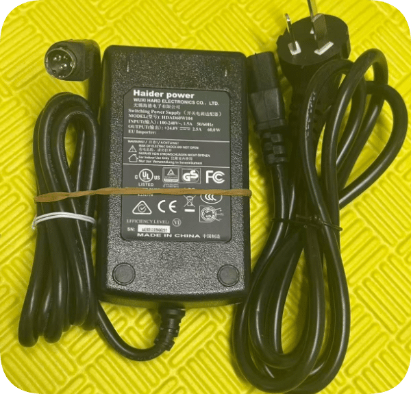 *Brand NEW* Haide Compatible 60W Power Adapter for Xprinter XP-E300M Thermal Printer, 24V 2.5A Low-Ripple Lock *Brand NEW* Haide Compatible 60W Power Adapter for Xprinter XP-E300M Thermal Printer, 24V 2.5A Low-Ripple Lock